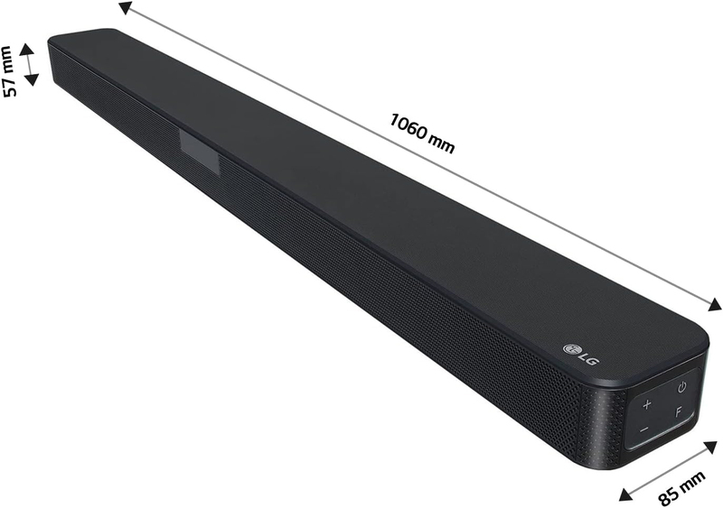 LG SN4.DGBRLLK 2.1 Channel Bluetooth Sound Bar with Dolby Audio and DTS Digital Surround, Black