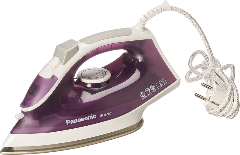 

Panasonic Steam Iron, 1800W, NI-M300TA, White/ Purple