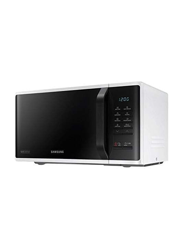 Samsung 23L Solo Microwave with Quick Defrost, 1150W, MS23K3513AW, White