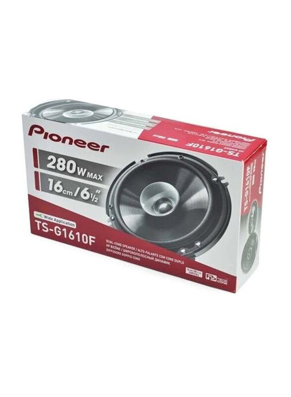 

Pioneer TS-G1610F 2-Way Car Audio Speakers, Black