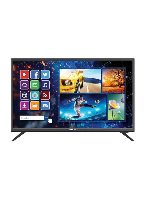 

Nikai 32-Inch Flat 1GB Ram & 8 GB Memory Smart LED TV with HDMI & USB Connectivity, Quad-Core, Wi-Fi, Smart Apps Shahid, YouTube, Netflix & Amazon, NT