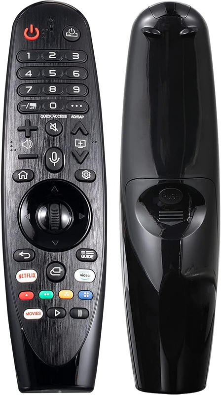 Ozuly Voice Magic Remote Control Fit for LG Smart TV, AN-MR20GA, Black