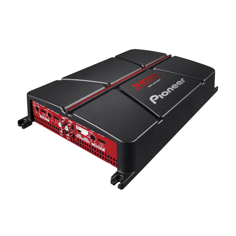 

Pioneer 4-Channel Bridgeable Amplifier, Black/Red
