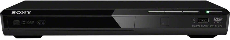 Sony DVP-SR370 Ultra Slim DVD Player, Black