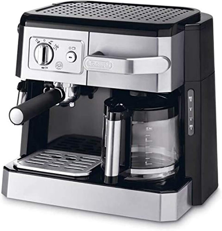 

Delonghi Pump Espresso & Drip Coffee Maker, 1750W, bco420, Multicolour