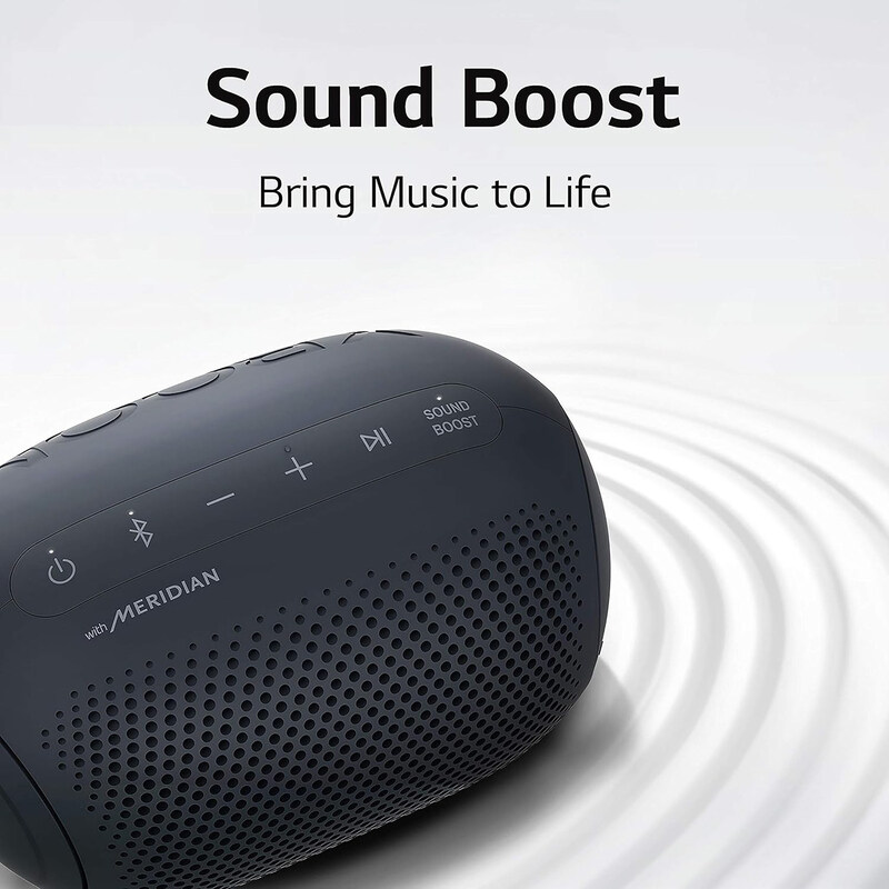 LG Xboom Go PL2 Portable Wireless Bluetooth Speaker, Black