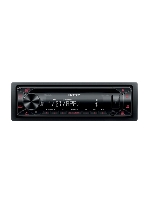 Sony MEX-N4300BT Single DIN CD Receiver, USB & AUX Connection with Dual Bluetooth Car Stereo, Black