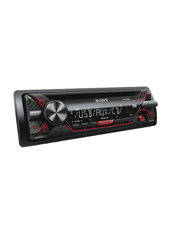 Sony Head Unit with CD and USB, Red