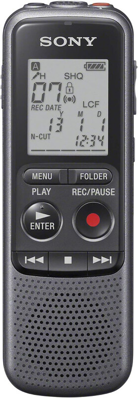 

Sony 4GB Digital Voice Recorder, Icd-Px240, Black