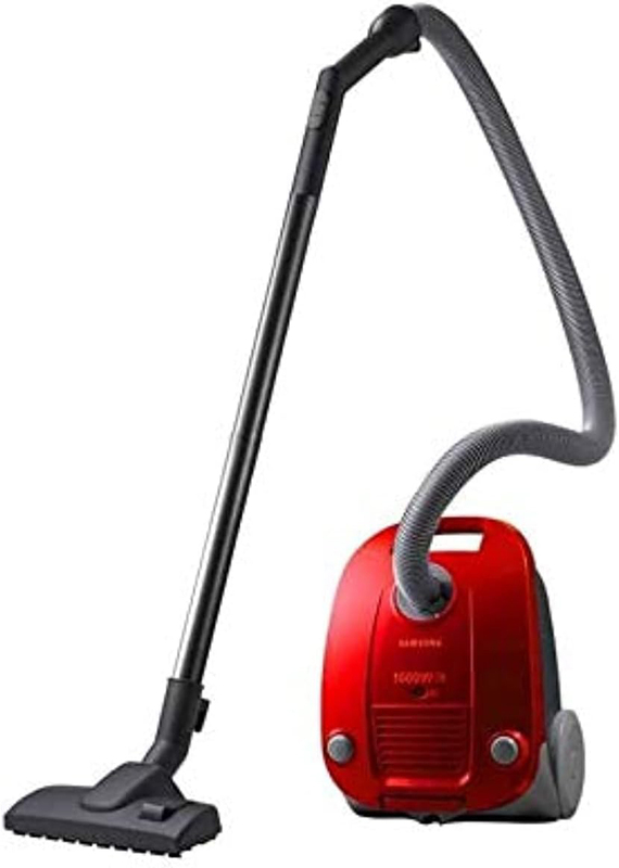 Samsung Canister Vacuum Cleaner,1600W, SC4130, Red