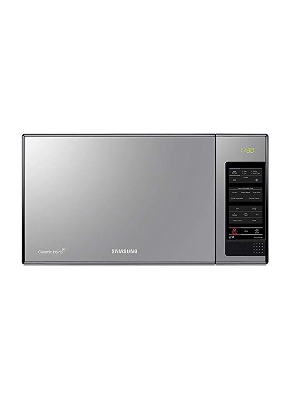 Samsung 40L Ceramic Interior & Mirror Design Microwave Oven, 1500W, MG402MADXBB, Silver