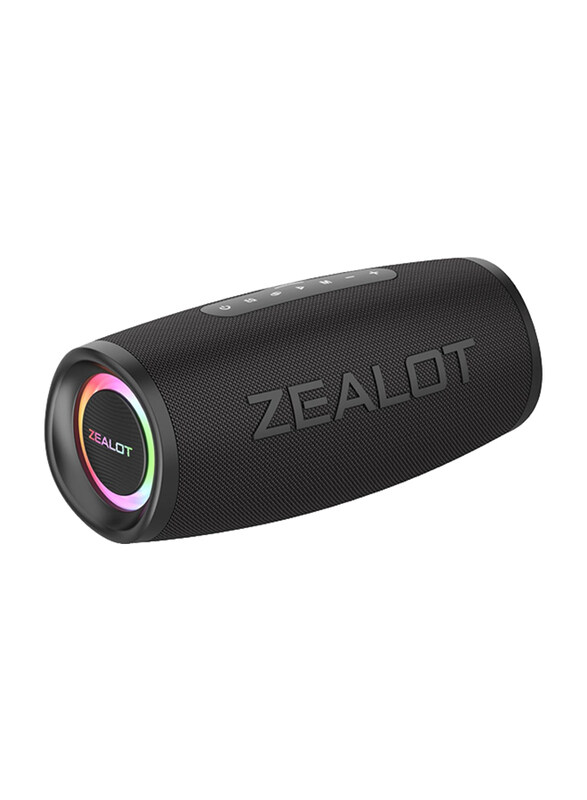 

Zealot Portable Bluetooth Speaker with BassUp Technology, Black