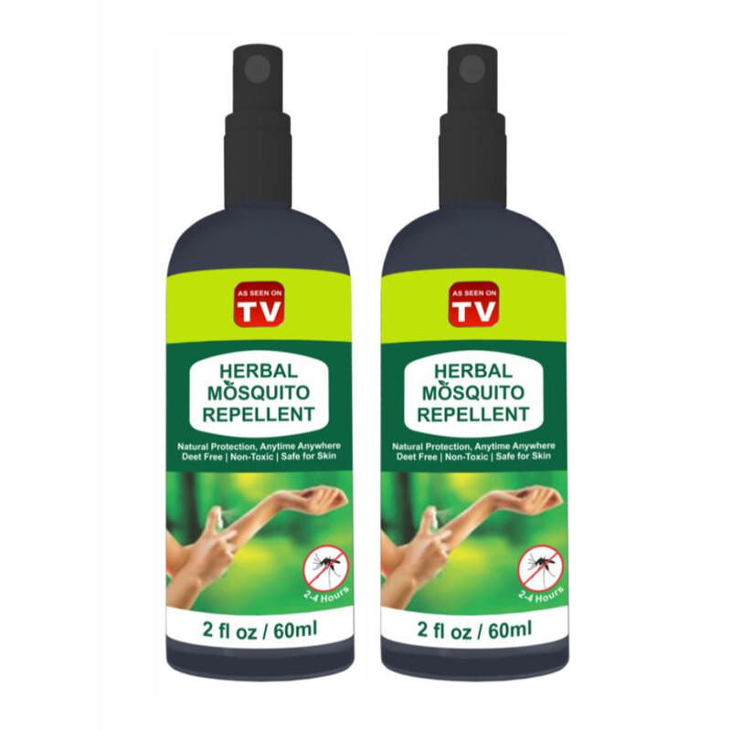 

AS SEEN ON TV Safe and Effective - Herbal Mosquito Repellents for the Whole Family Pack of 2