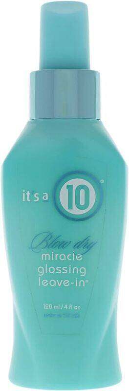 

It's a 10 Haircare Blowdry Miracle Glossing Leave in Conditioner 120 Ml