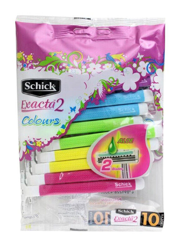 

Schick Exact Ii Sensitive Razor, 10cm, 10 Pieces