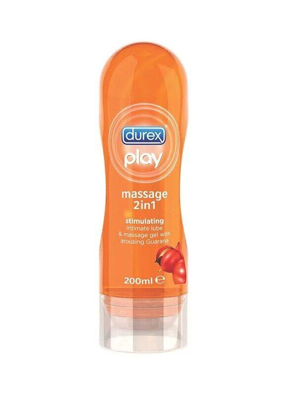 

Durex Play 2-in-1 Massage Stimulating Lubricant Gel, 200ml