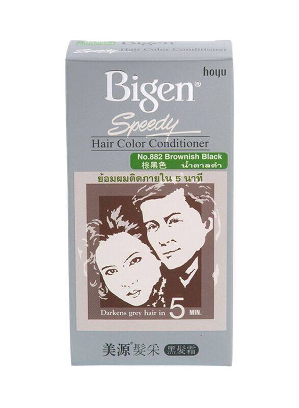 

Generic Bigen Speedy Hair Colour Conditioner, 882 Brownish Black