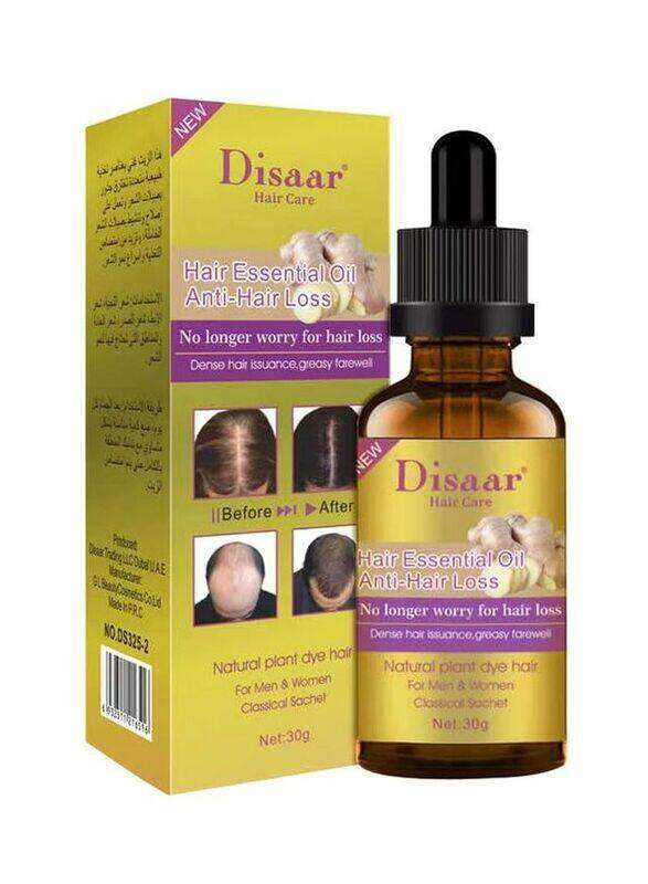

Disaar Ginger Hair Essential Oil for All Hair Types, 30g