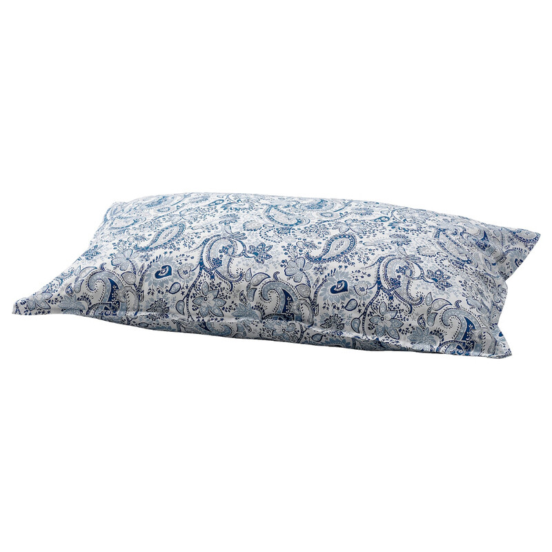 

PILSPINNARE Pillowcase, blue/white, 50x80 cm