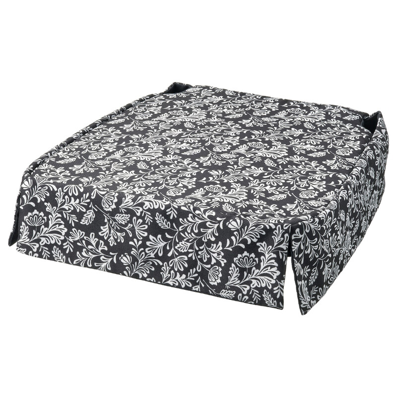 

Generic Chair pad, grey/white, 42/35x42x4 cm