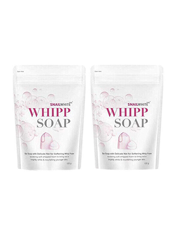 

Snail White Whipp Soap, 2 x 100gm