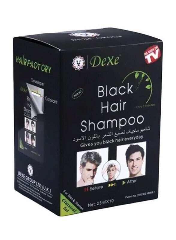 

Dexe Black Hair Shampoo, 10 x 25ml