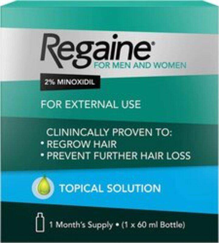 

Regaine FOR MEN AND WOMEN Minoxidil 2% Scalp Solution, 60ml
