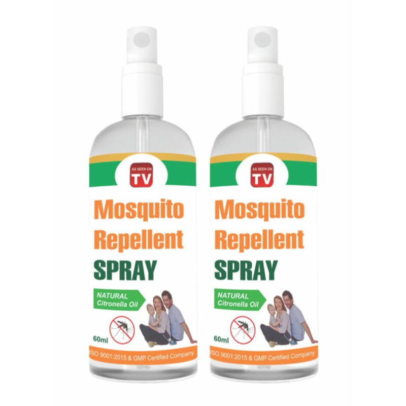 

AS SEEN ON TV 2pc - Citronella-Based Mosquito Repellent for All Ages