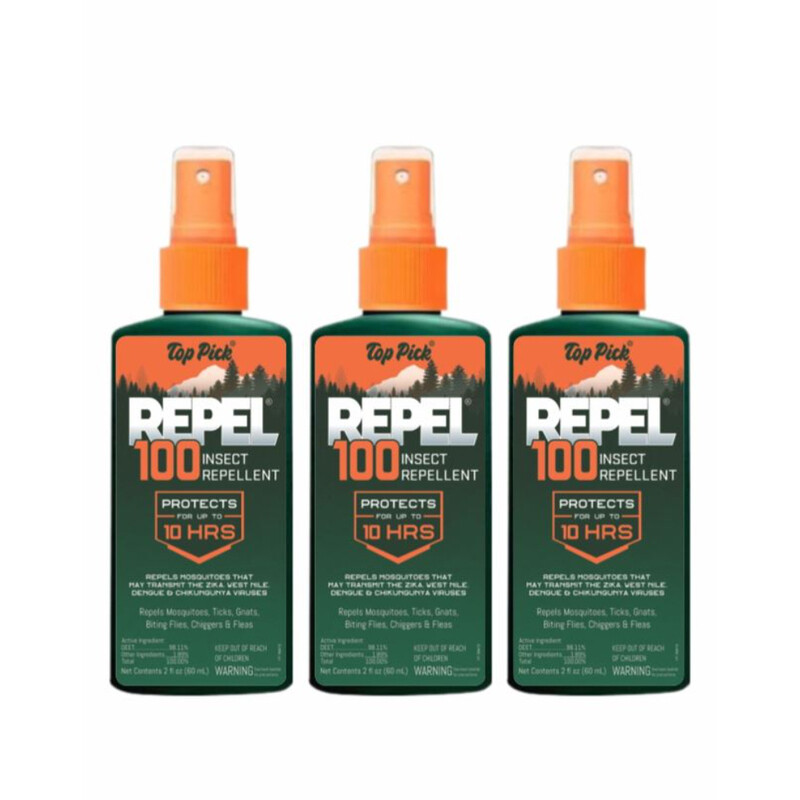 

AS SEEN ON TV Advanced 10-Hour Insect Repellent - Protection from 100 Types of Insects Pack of 3