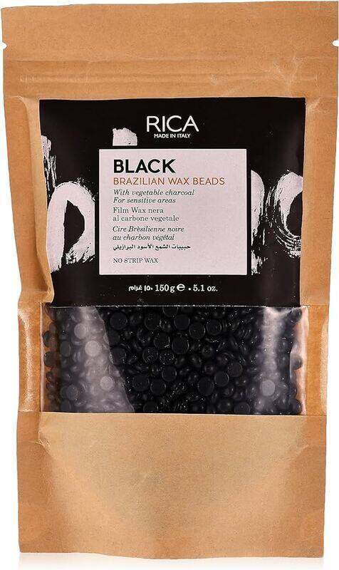 

Rica Cosmetics Black Brazilian Hard Wax Beads 150 G