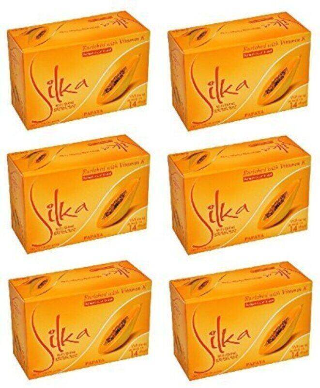 

Silka Papaya & Herbal Soap, 6 x 135g