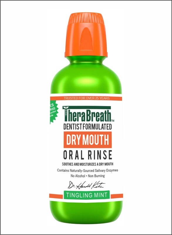 

TheraBreath Fresh Breath Oral Rinse Tingling Mint, Single Pack for Instant Freshness