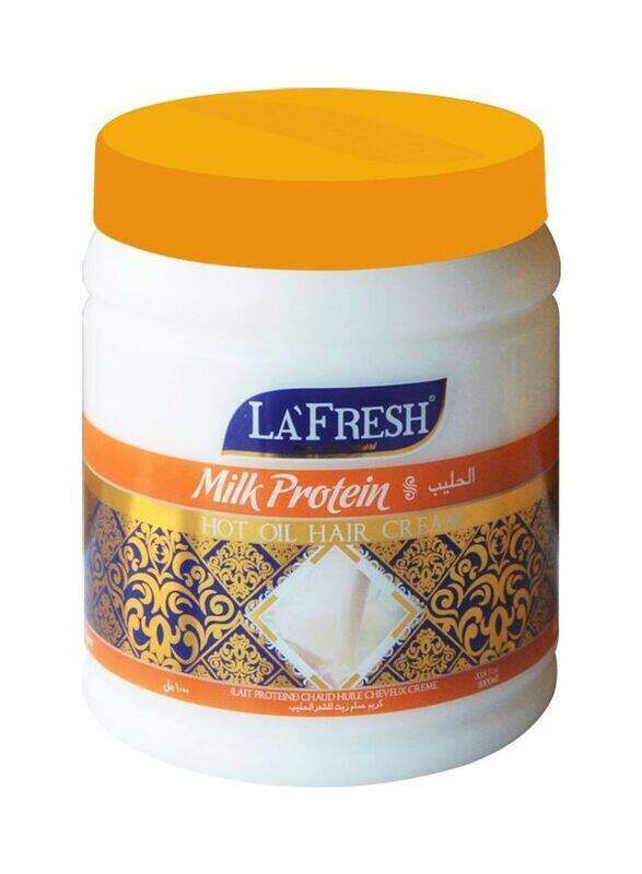 

La Fresh Milk Protein Hot Oil Hair Mask for All Hair Types, 1000ml