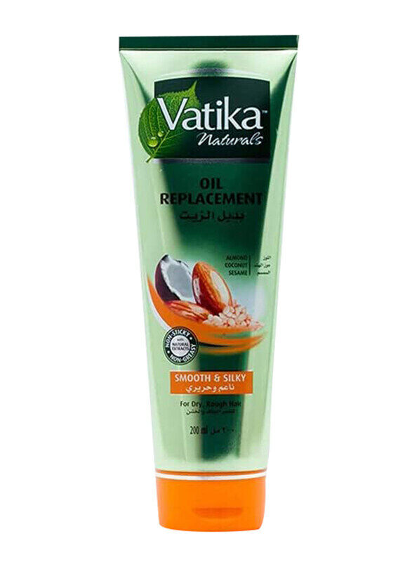 

Dabur Vatika Naturals Smooth and Silky Oil Replacement for Dry Hair, 200ml