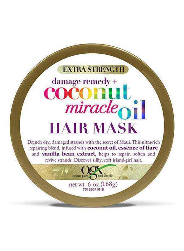 

Ogx Extra Strength Damage Remedy with Coconut Miracle Oil Hair Mask for All Hair Types, 6oz