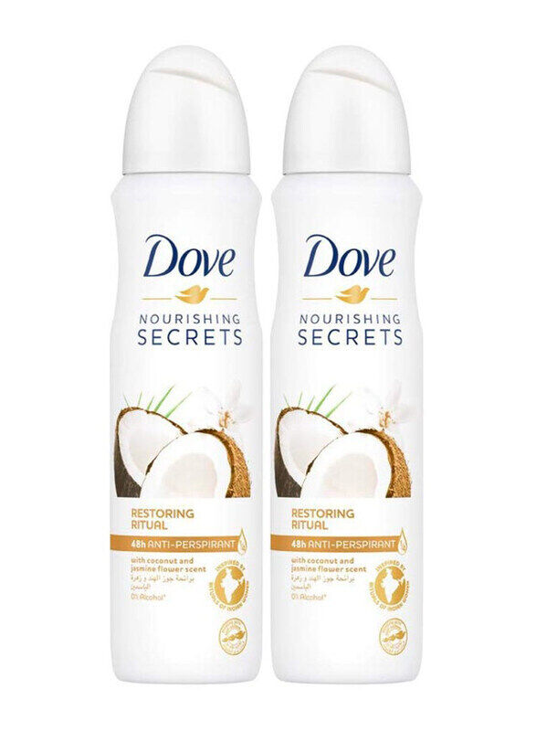 

Dove Nourishing Secrets Restoring Ritual Antiperspirant Deodorant, 2 x 150ml