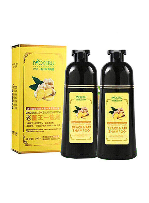 

Mokeru Ginger King Black Hair Shampoo, 500ml