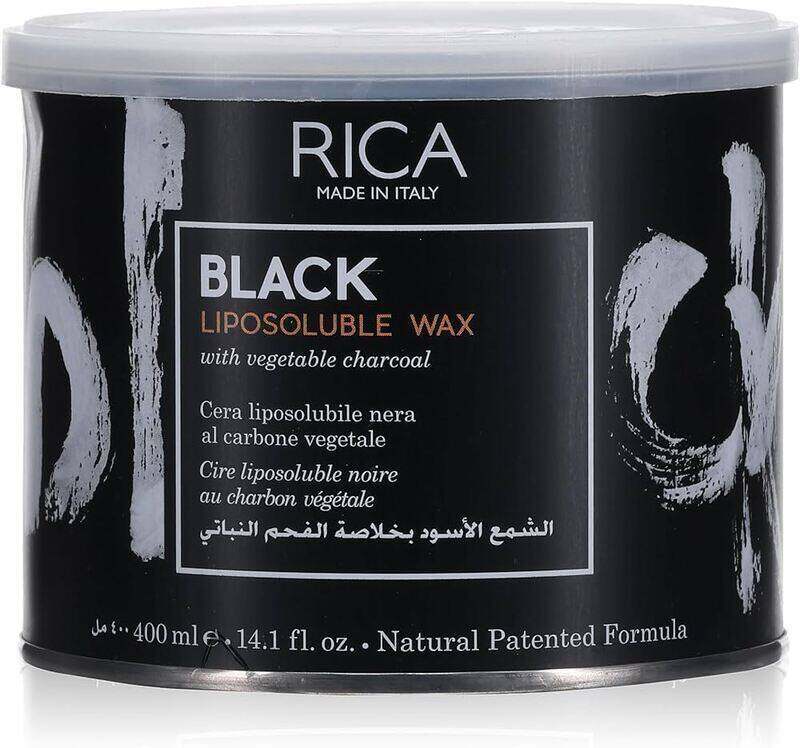 

Rica Cosmetics Black Liposoluble Wax 400 Ml