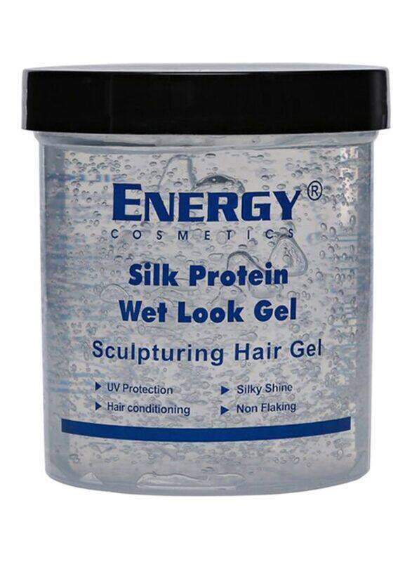 

Energy Cosmetics Silk Protein Wet Look Hair Styling Gel for All Hair Types, 453g