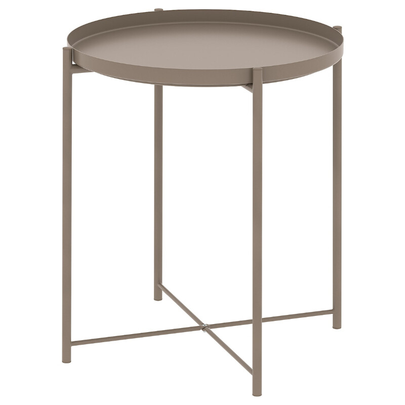 

Generic Tray table, dark grey-beige, 45x53 cm