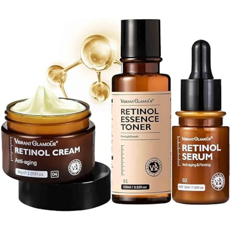 

Generic Retinol Anti Aging Face Cream & Essence, Retinol Anti Aging Wrinkle Removal Skin Firming Cream,Vibrant Glamour Retinol Cream Anti Aging, Retinol Firmi