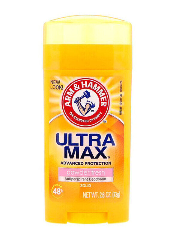 

Arm & Hammer Ultramax Powder Fresh Antiperspirant Deodorant, 73gm
