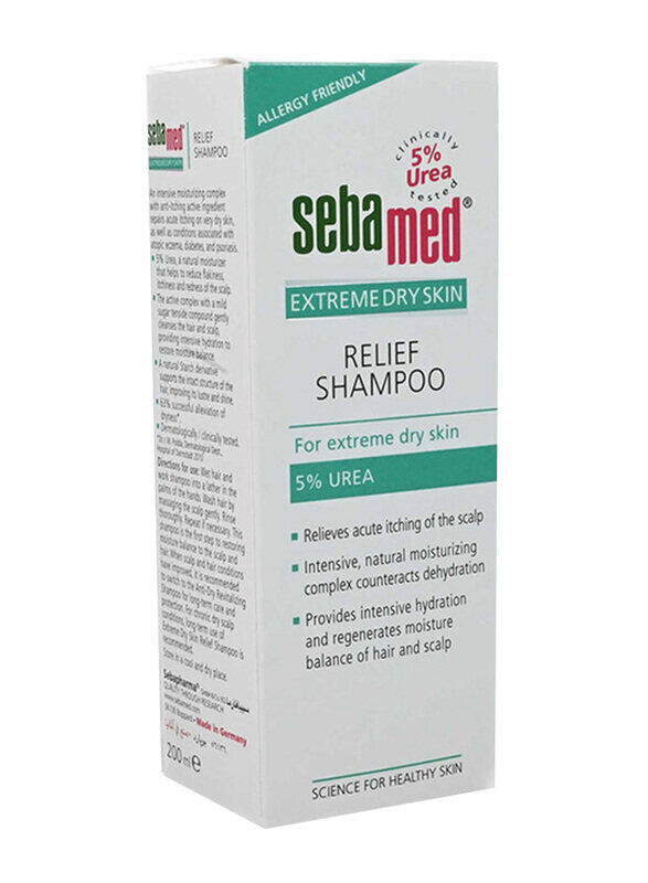 

Sebamed Urea Relief Shampoo for All Hair Types, 200ml