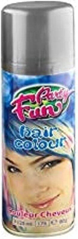 

Generic Party Fun Hair Colour Spray, Silver, One Size
