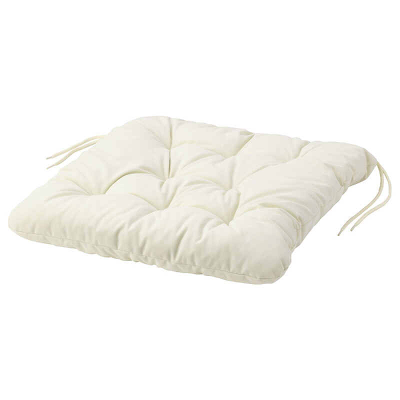 

VINTERFINT Chair cushion, outdoor, beige, 44x44 cm