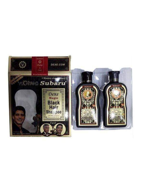 

Dexe Black Hair Shampoo for All Hair Types, 2 x 200ml