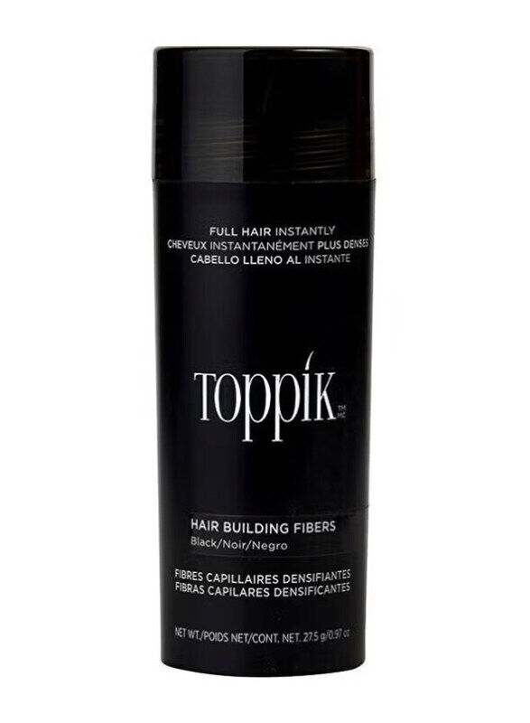 

Toppik Hair Building Fibers for All Hair Types, Black, 27.5g