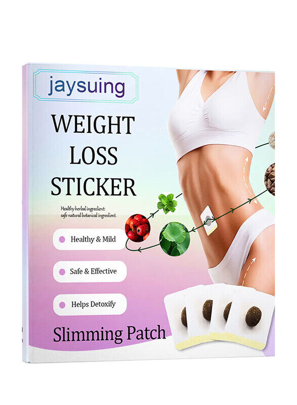 

Jaysuing Healthy Safe Detoxify Weight Loss Sticker Herbal Slimming Belly Waist Patch, 30 Pieces