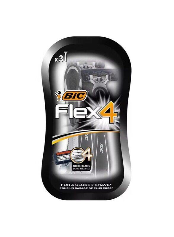 

BIC Flex 4 Comfort Blister Razors, 3 Pieces