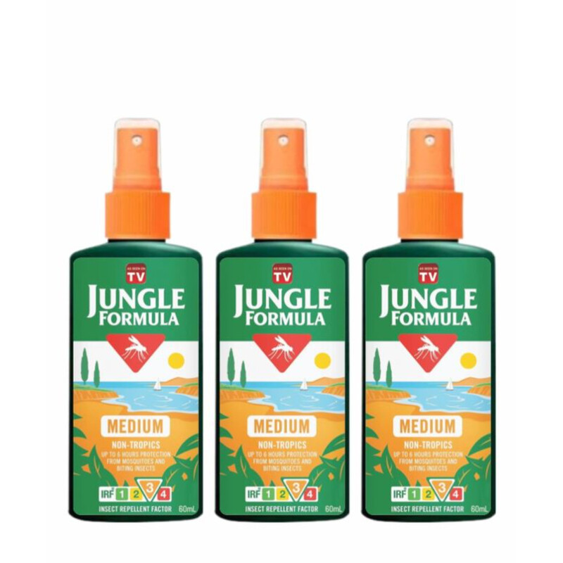 

AS SEEN ON TV Pack of 3 Jungle Formula - Superior Mosquito Repellent for Maximum Safety in Any Environment